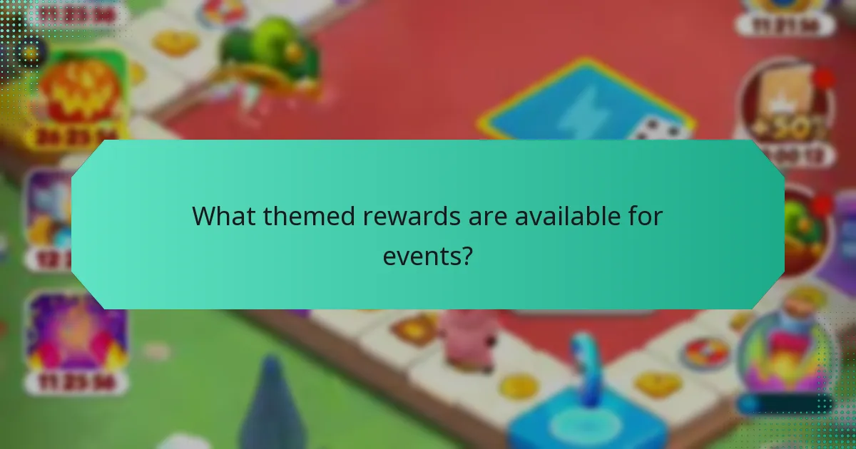 What themed rewards are available for events?